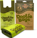 Dootie Bags® Medium-Large Poop Bags, 100 Count, with Tie Handles and Gussets. Strong and Leakproof. Made with Corn Starch. Fits  Pooper Scoopers.